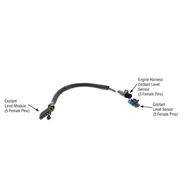Peterbilt Kenworth Coolant Sensor Harness Guide