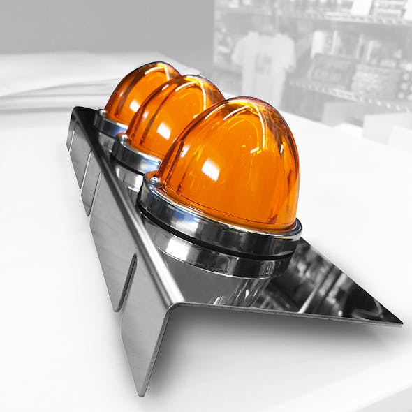 Kenworth W900 2015+ Watermelon Air Cleaner Light Bar Side