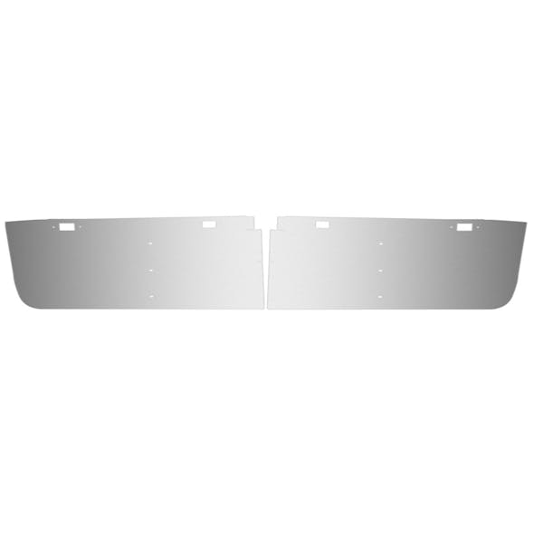 Kenworth T660 12" Drop Visor With 5 Slotted Light Holes