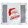 White Winterfront With Custom Here Comes Santa Logo