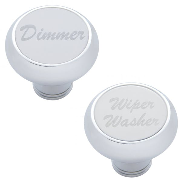 Deluxe Dash Knob With Stainless Plaque By Grand General