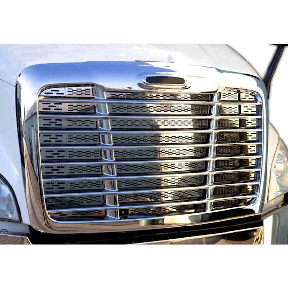 Freightliner Cascadia Stainless Steel Mesh Grill Insert - 2018 & Older