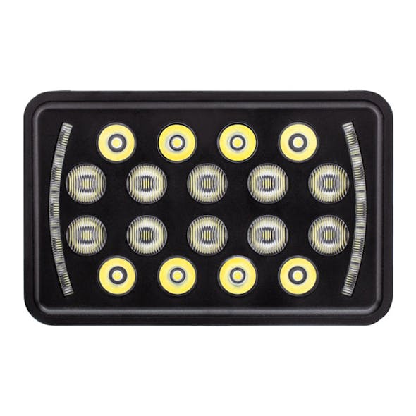 18 High Power LED 4" X 6" Rectangular Off-Road Position Light Off