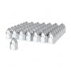 60 Pack of Chrome 1 1/2" Push On Bullet Nut Cover