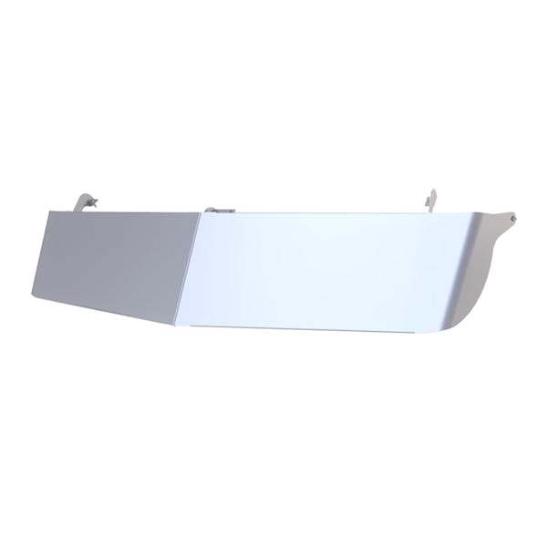 Kenworth W900 T800 T600 T300 13" Boltless Drop Visor Side View