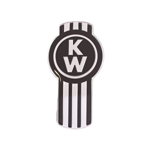 Black Original Kenworth Logo Tractor Trailer Air Brake Knob