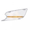 Chrome Air Intake Grill 14 LED Clear Lens Driver Side