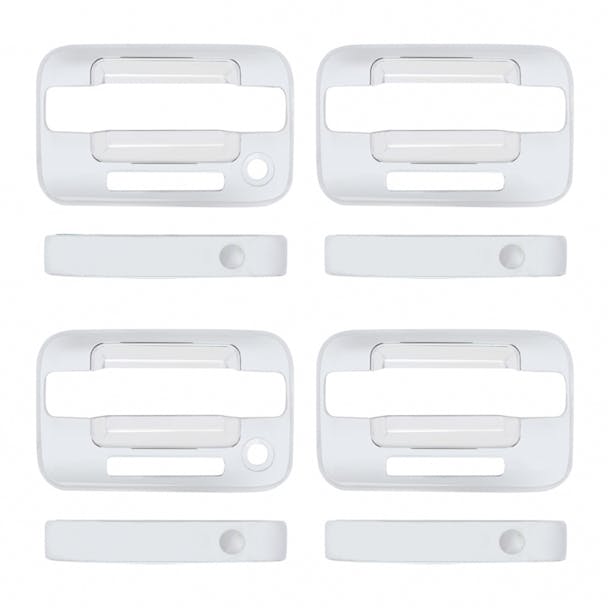 Ford F150 2004-2015 Chrome Door Handle Cover Set Keyless