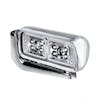 Peterbilt Chrome LED Projection Headlight With Mounting Arm - Side View Off