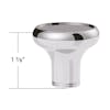 Chrome Shifter Knob - Thread On Specs Side