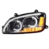 Kenworth T660 Chrome Full LED Headlights - Driver Side On