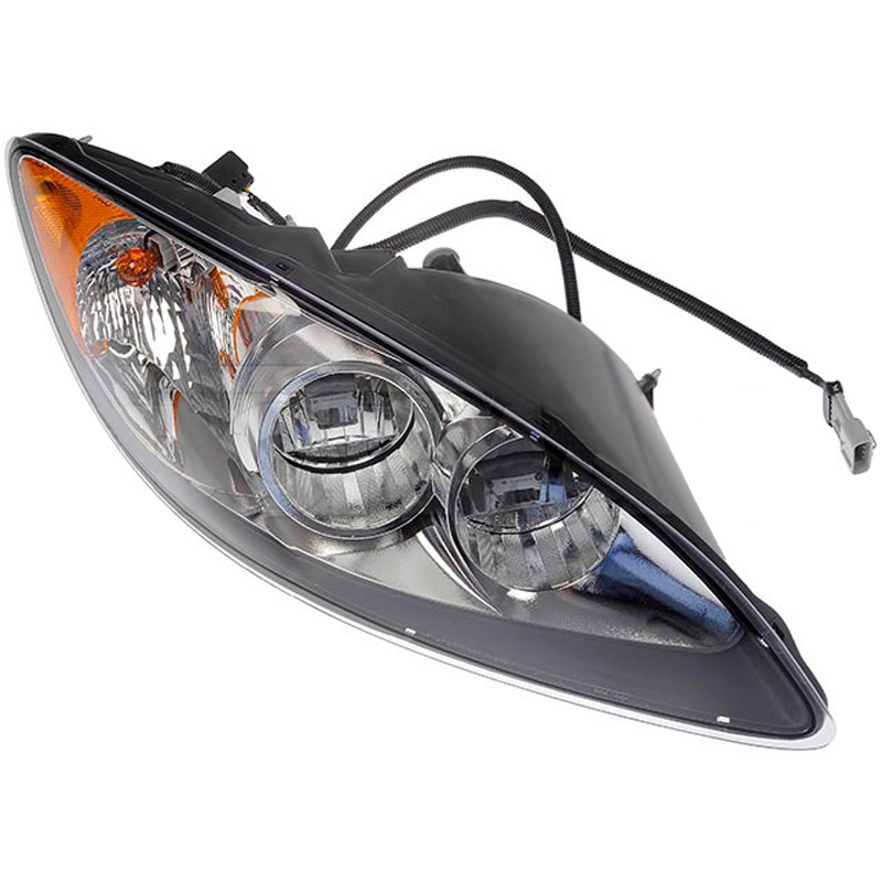 International ProStar Chrome Projector LED Headlight Assembly