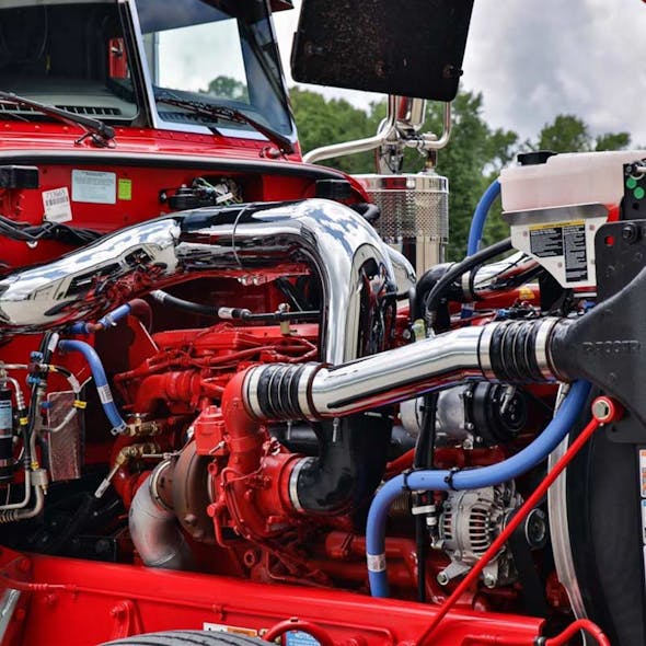 Peterbilt 389 Chrome Air Intake Kit- Close Up