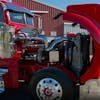 Peterbilt 379 Chrome Air Intake Kit - On Truck Under Hood