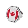 Canada Flag Tractor Trailer Air Brake Knob - Octagon