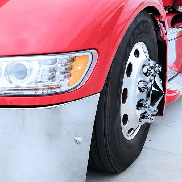 20 Pack of Chrome 1-1/2" X 2-1/4" Push On Standard Nut Cover On Truck