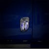 Freightliner Cascadia Chrome Cover Door Handle With 6 LEDs Blue On Truck
