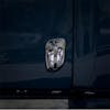 Freightliner Cascadia Chrome Cover Door Handle With 6 LEDs White On Truck