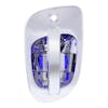 Freightliner Cascadia Chrome Cover Door Handle With 6 LEDs Blue 