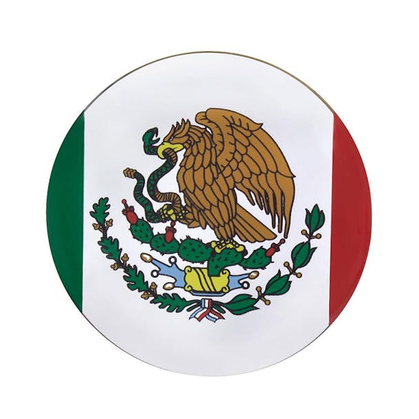 1-3/4" Mexican Flag Sticker