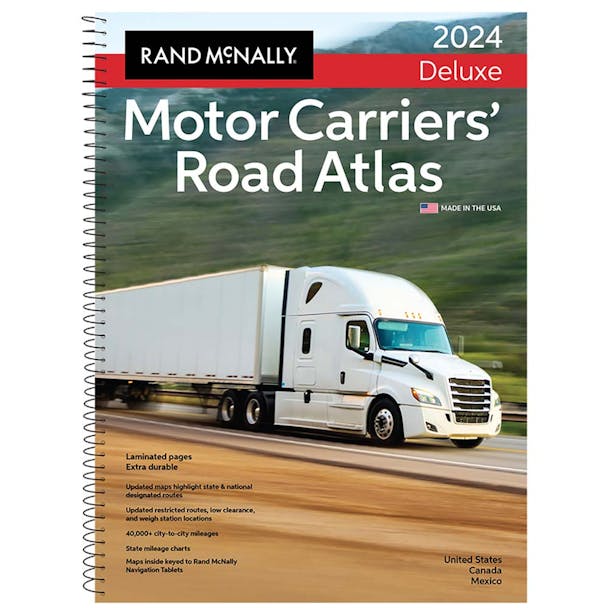 Rand McNally Deluxe Motor Carriers' Road Atlas 2024
