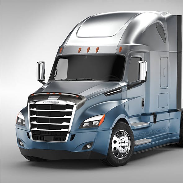 Freightliner Cascadia Lightshield (Installed - 2018 & Newer Body Style)