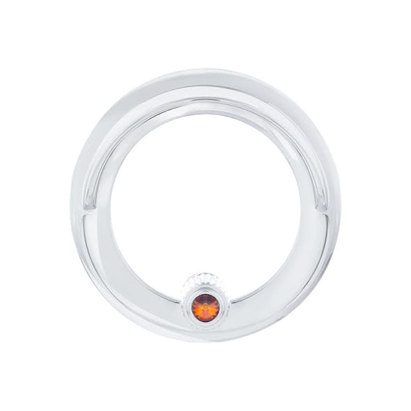 Freightliner Century Columbia Coronado Clock Bezel With Copper Diamond