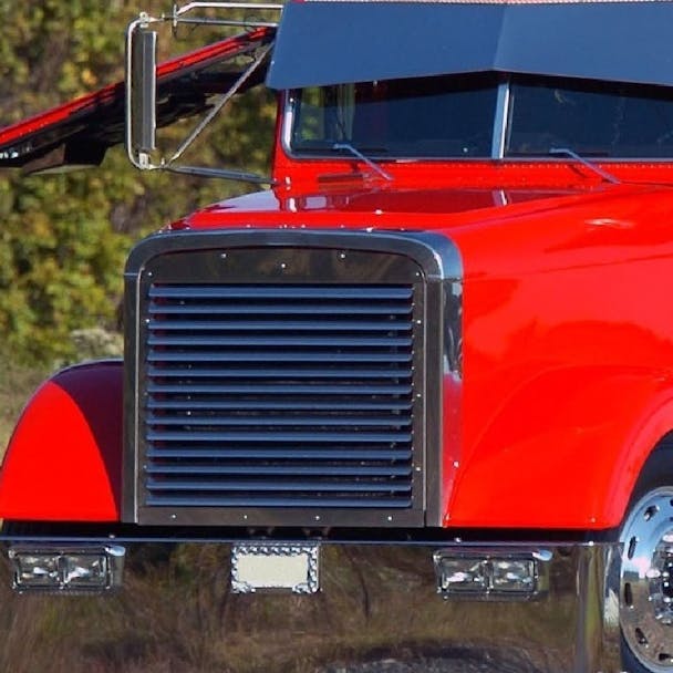 Freightliner Classic FLD Front Grill with Louvers