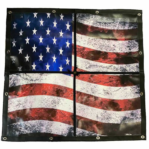 Peterbilt Old Glory Flag Premium Winterfront