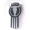 Kenworth Longhorn Bull Emblem (Metal Black)