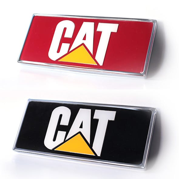 Peterbilt Caterpillar Rectangular Logo Emblem Options