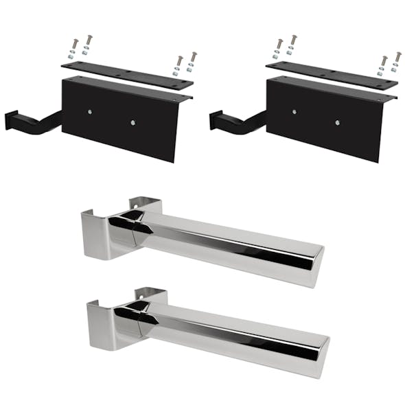 Hogebuilt Peterbilt Air Trac 22.5" 24.5" Low Pro Half Tandem Fender Mounting Kit