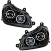 Kenworth T680 Blackout Headlight With Halo LED And Sequential Light Bar (Complete Set)