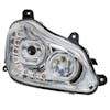 Kenworth T680 Chrome Headlight With Halo LED And Sequential Light Bar (Passenger Side)