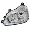 Kenworth T680 Chrome Headlight With Halo LED And Sequential Light Bar (Driver Side)