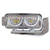 Peterbilt 359 367 379 389 567 589 LED Headlight Assembly with Half Moon DRL Feature and Custom Mounting Arm - Passenger Side