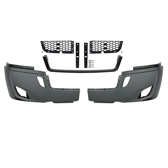 Freightliner Cascadia 2018+ 5-Piece Bumper Kit (With Fog Light Cutouts)