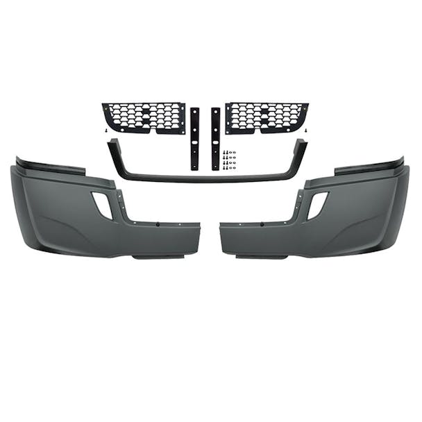 Freightliner Cascadia 2018+ 5-Piece Bumper Kit (Without Fog Light Cutouts)