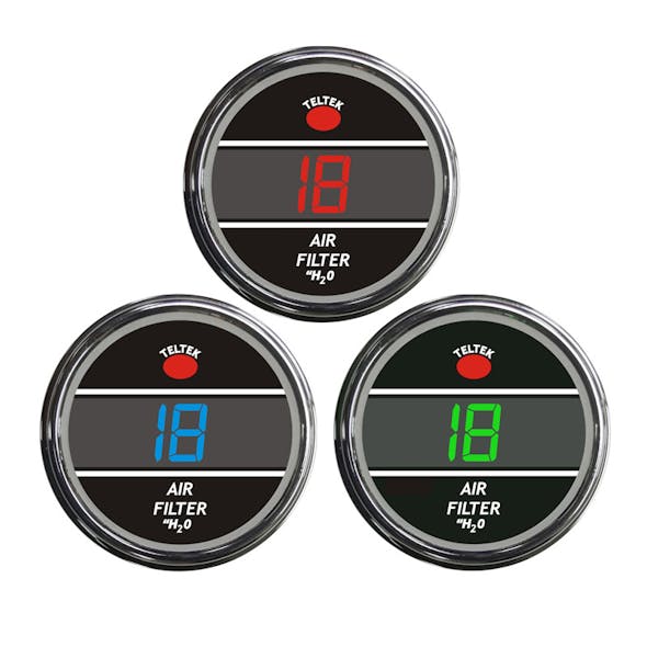 Truck Air Filter Monitor Smart Teltek Gauge