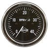 Semi Truck 3 3/8"Electric Tachometer Gauge By ISSPRO - 4k chrome