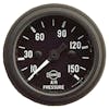 Semi Truck 2 1/16" Mechanical Air Pressure Gauge By ISSPRO - black