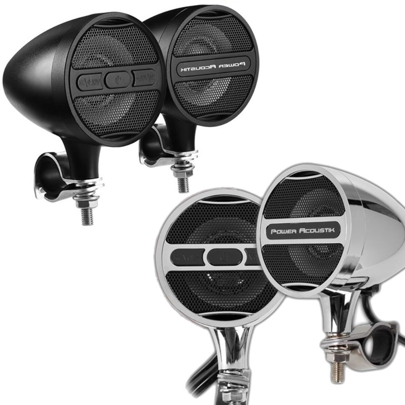 Power Acoustik Bluetooth Motorcycle Handlebar Speakers Raney s