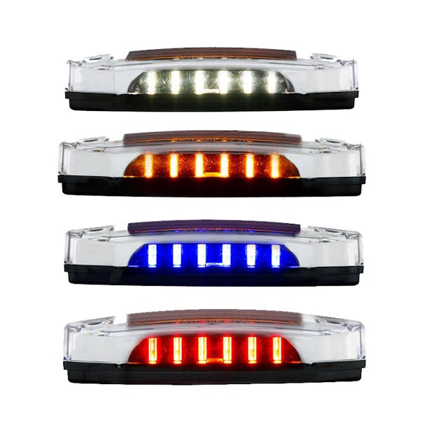 12 LED Rectangular Amber Clearance Marker Light - Showcase
