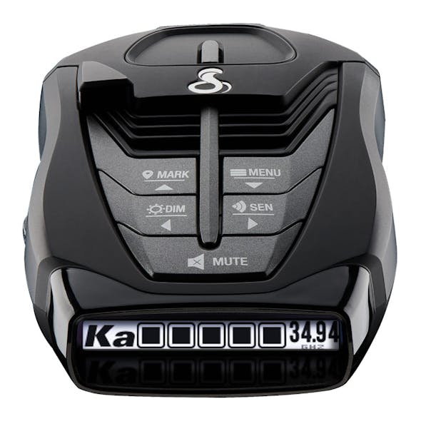 Cobra RAD 480i Radar And Laser Detector - Buttons Close Up