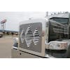 Peterbilt 388 389 Stainless Steel Triple Diamond Louvered Grill Insert By RoadWorks - Side 1