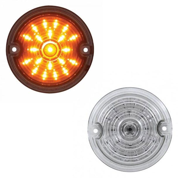 Harley Davidson Dual Function 21 LED Amber Signal Light With 1157 Plug - Both