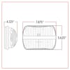  5" x 7" LED Reflector Headlight Dimensions