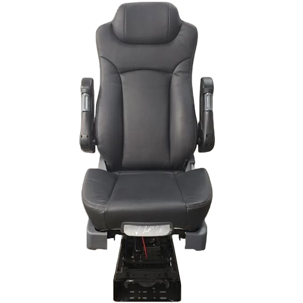 Prime TC200 Series Air Ride Suspension Genuine Leather Truck Seat With Arm Rests - Default