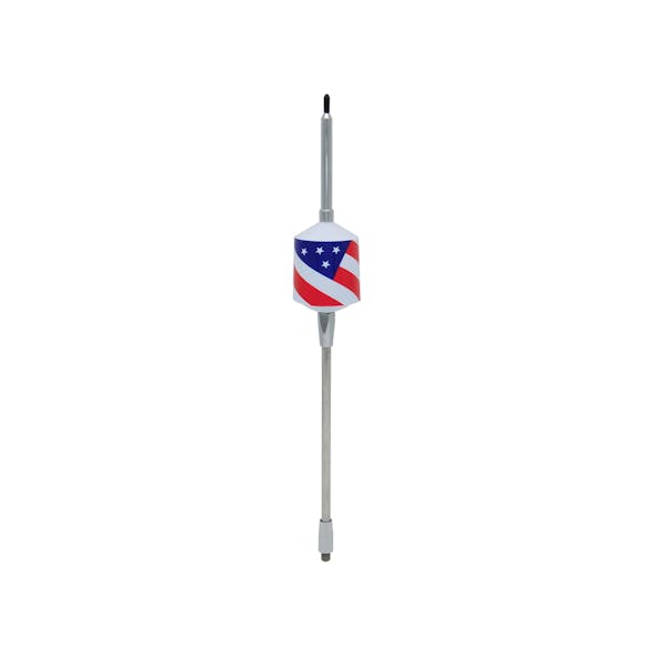 Wilson T2000 Series Mobile Center Load CB Trucker Antenna 10" Shaft Patriotic