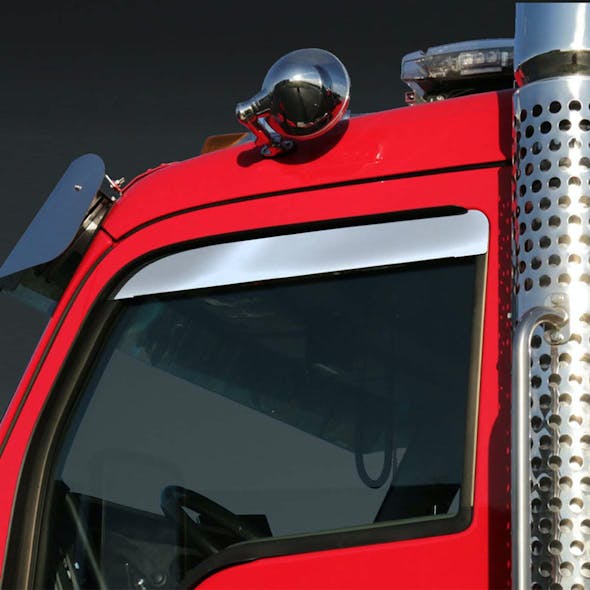 Kenworth T680 T880 W990 Stainless Steel 3" Window Chop Top